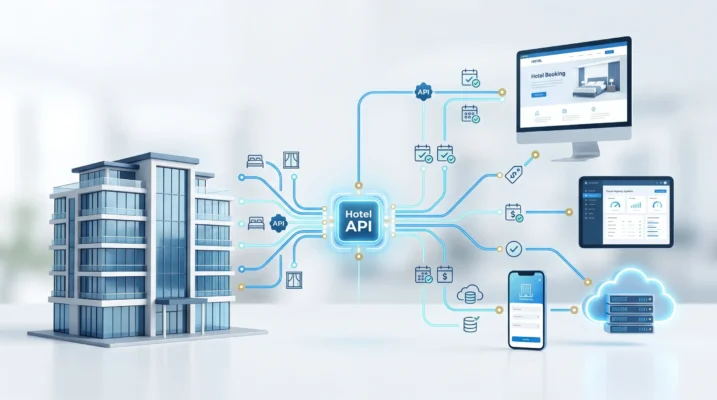 API هتل چیست و چگونه به سیستم‌های رزرو متصل می‌شود